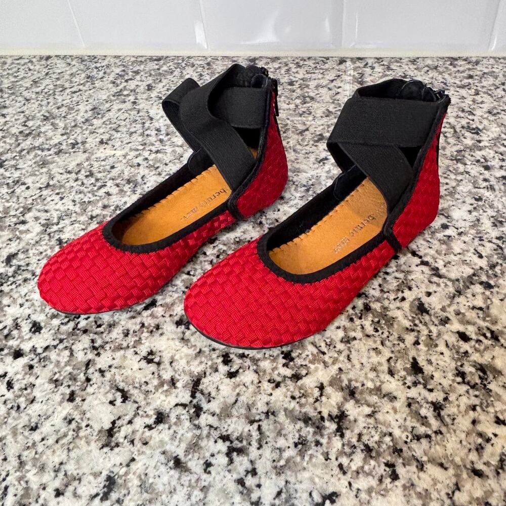 Bernie Mev Red Woven Flats | EU 29 / US Kids 12-12.5 - Picture 4 of 7